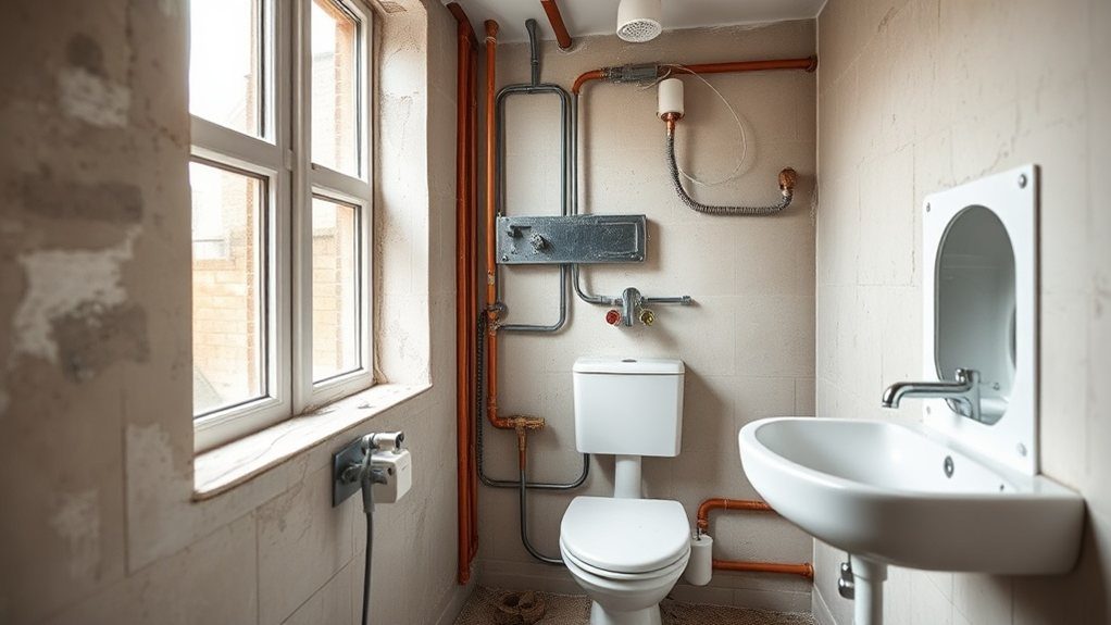 Bathroom Plumbing and Electrics in Worcester Park
